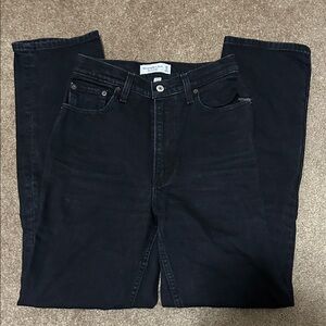 Abercrombie Curve Love Black Jeans